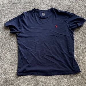 Polo Ralph Lauren Dark Blue Tee with Red Logo